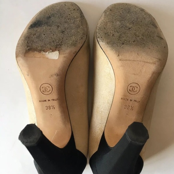 Chanel peep toe platform pumps - Picture 6 of 8